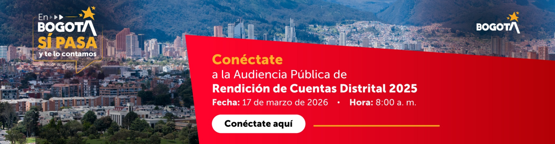 Banner presentación rendición de cuentas 2026